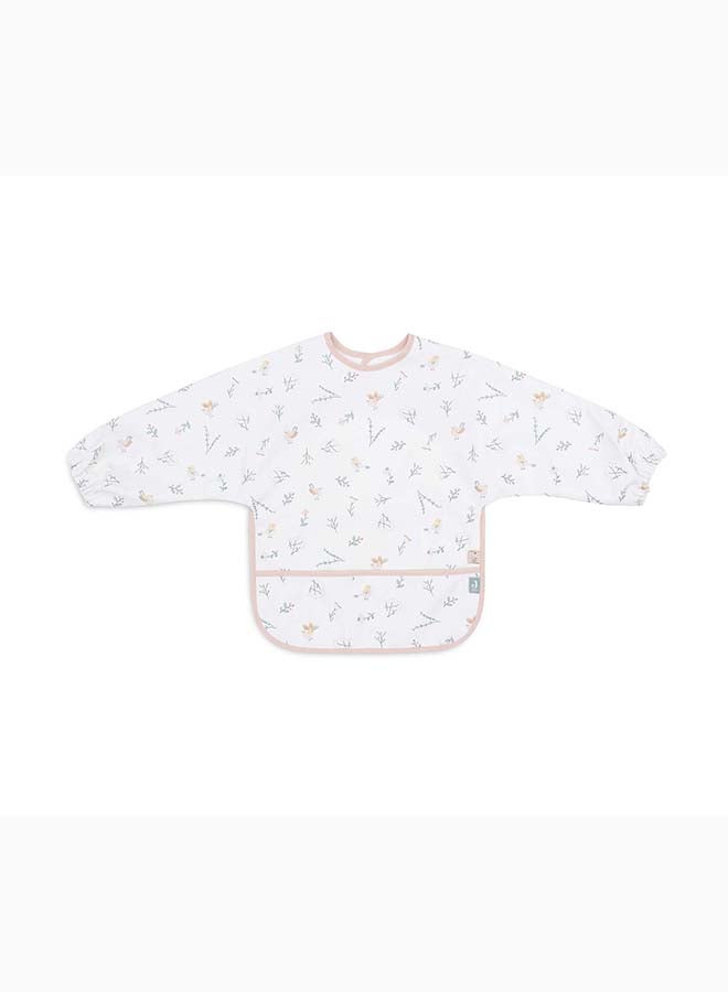 Jollein Bib Waterproof with Sleeves Lovely Birds - Image 1